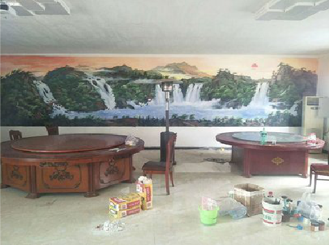 鲁山墙绘-写实风景