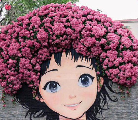 鲁山墙体彩绘-网红墙打卡