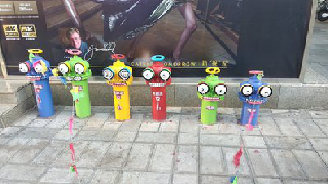 鲁山商业区彩绘