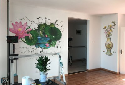 鲁山墙体彩绘相比墙纸的优势。