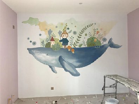 鲁山手绘墙的特点及优势。